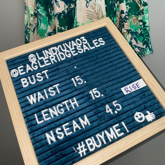 EUC Anthropologie Elevenses Tropical Floral Print Skort Size 4 - Picture 9 of 9